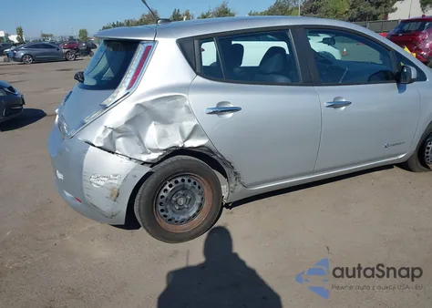 2013 Nissan Leaf S z USA, uszkodzony, nr VIN 1N4AZ0CP8DC419730